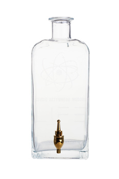 Szklana butelka z kranikiem do wodowania wody 5l